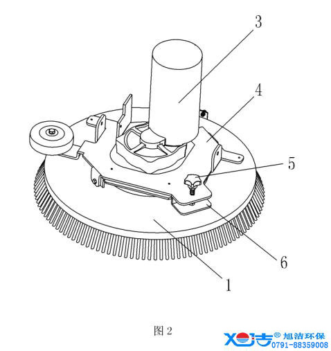 旭潔新型洗地機拆除組裝刷盤